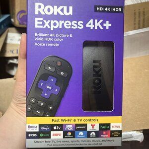 Roku Express 4K+ Streaming Device, 3941R2 HD/4K/HDR Voice Remote *BRAND NEW*